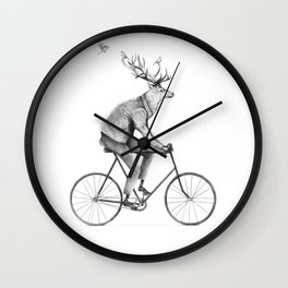 Even a Gentleman Rides Wall Clock