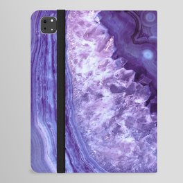 Purple Lavender Quartz Crystal iPad Folio Case
