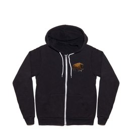 Bison Baseball Zip Hoodie