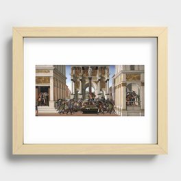 Botticelli - The Story of Lucretia Recessed Framed Print