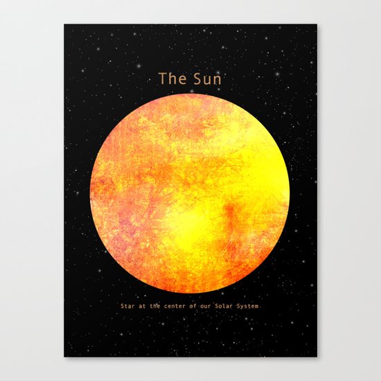 The Sun Canvas Print