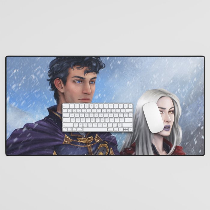 Kingdom of Iron and Ice Desk Mat