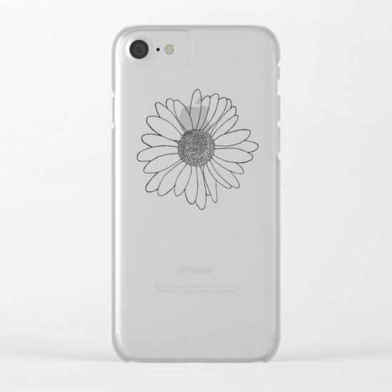 Daisy Clear iPhone Case