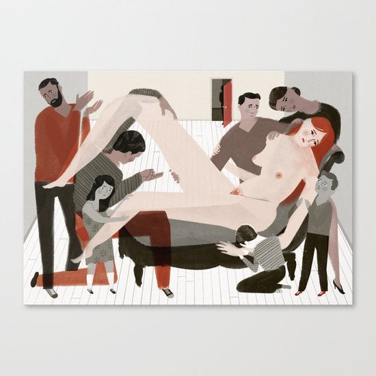 Hysteria Canvas Print