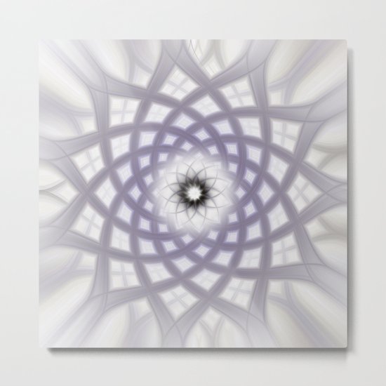 Lilac Twirl Metal Print