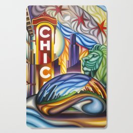 Chicago Montage Cutting Board