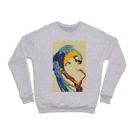 Macaw and Caterpillar Crewneck Sweatshirt