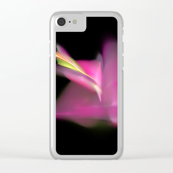 a flower is born (A7 B0191) Clear iPhone Case