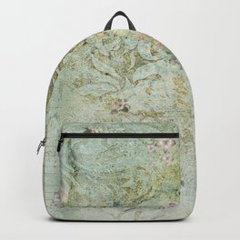 Vintage French Floral Wallpaper Backpack