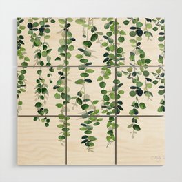 Eucalyptus Garland  Wood Wall Art