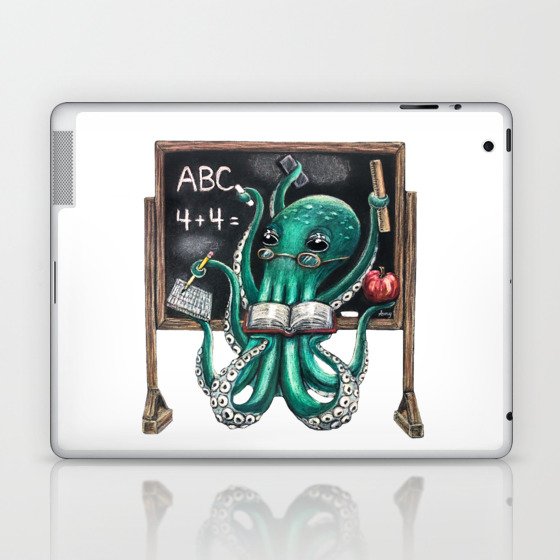 "Octo Educator" - Octopus Teacher Laptop & iPad Skin