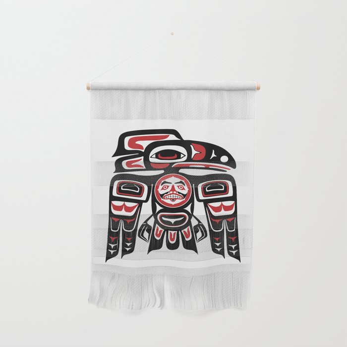 Raven Haida Native American Tlingit Art Alaska Wall Hanging