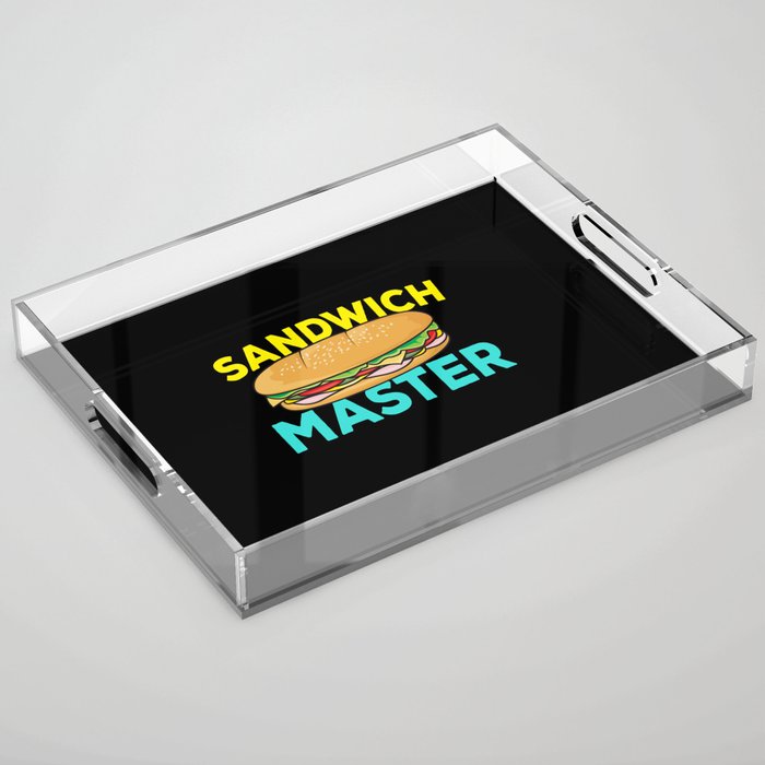 Sandwich Master Fast Food Acrylic Tray