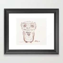 Ink Owl Framed Art Print