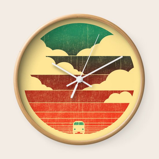 Go West Wall Clock
