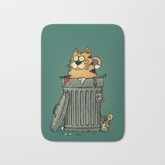 Stray cat Bath Mat