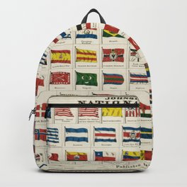 old world flags poster Backpack