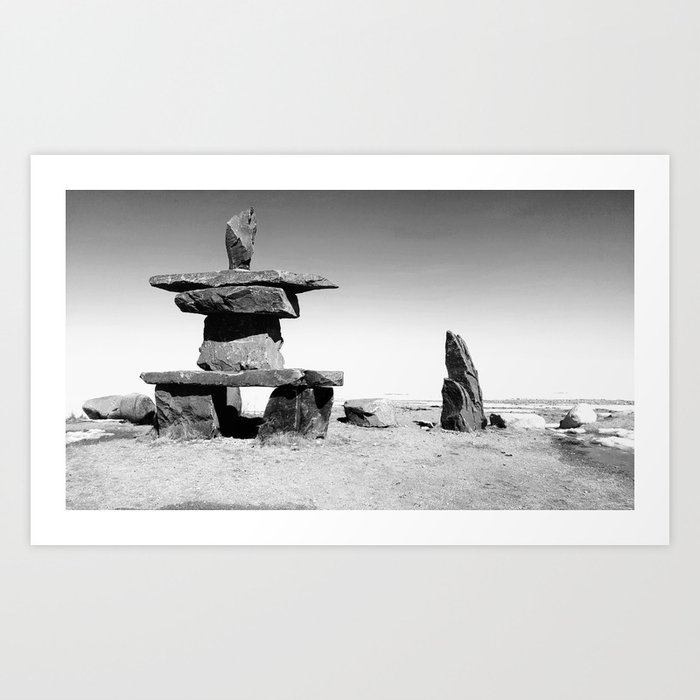 Inukshuk Art Print by saraswat Society6