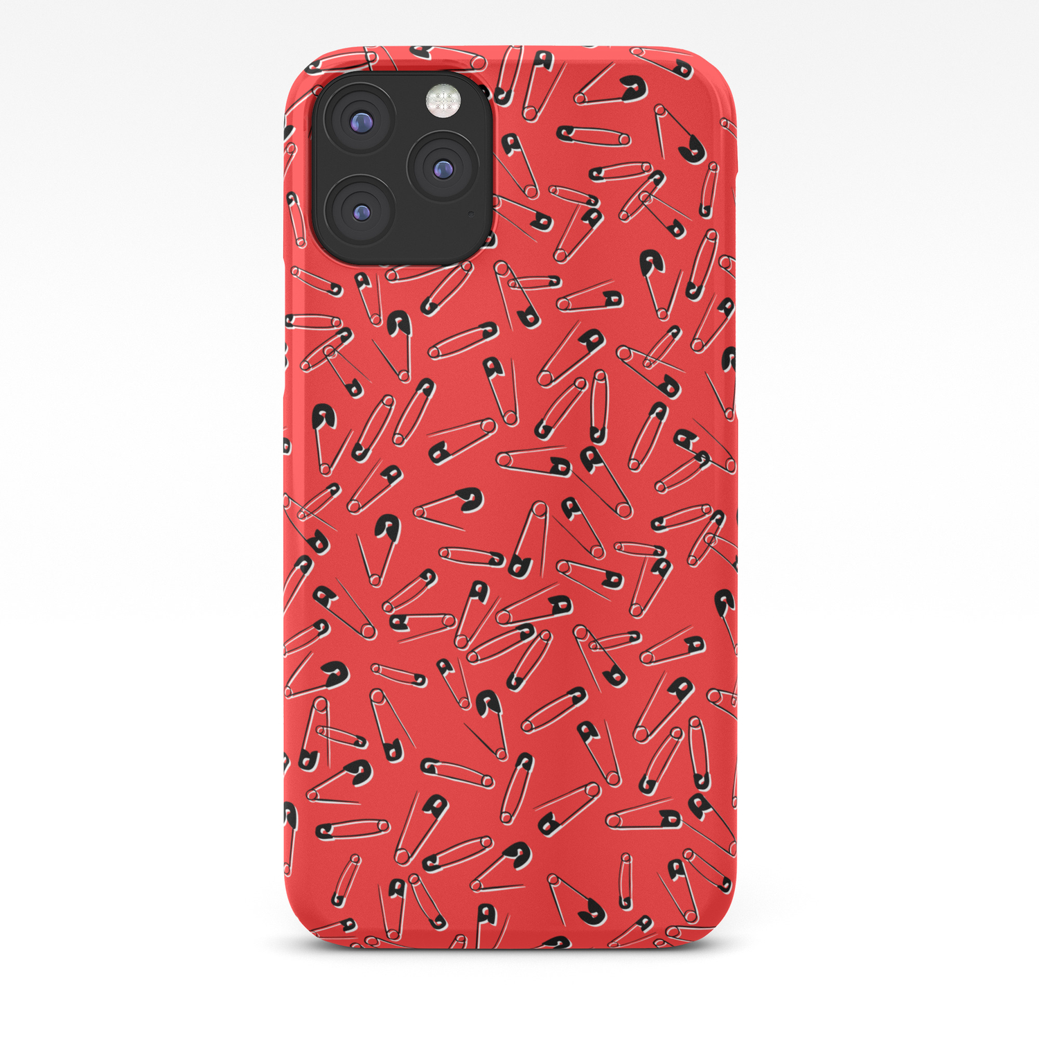 red safety pins