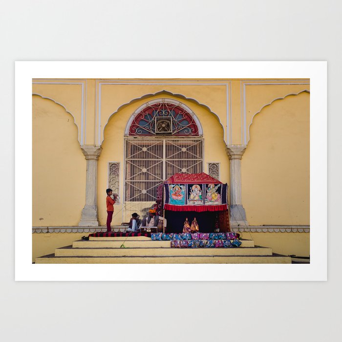 Puppetry Performers Taking a Break Art Print