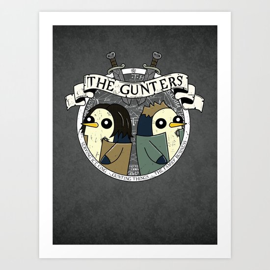 The Gunters Art Print