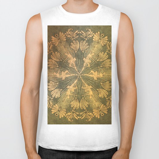 Wonderful mandala of ballerina Biker Tank