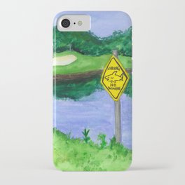 Carbrook Golf Club - Beware of Sharks iPhone Case