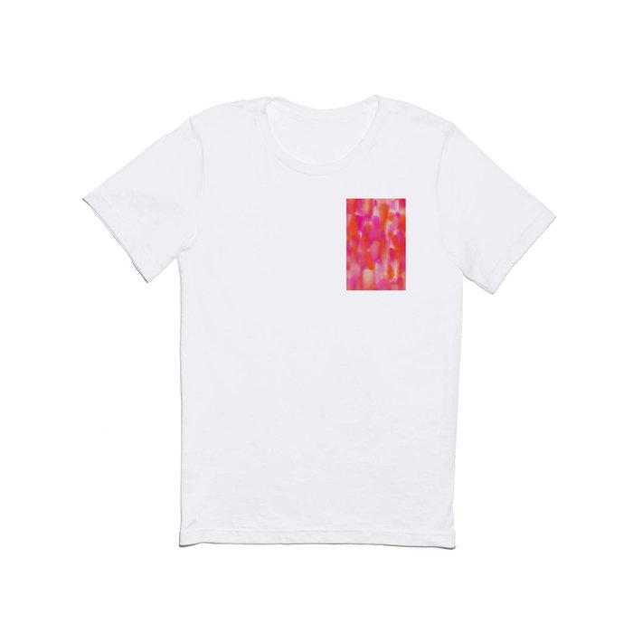 Abstract Fuchsia Pink Brushstrokes i T Shirt