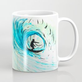 Surfer in blue Coffee Mug