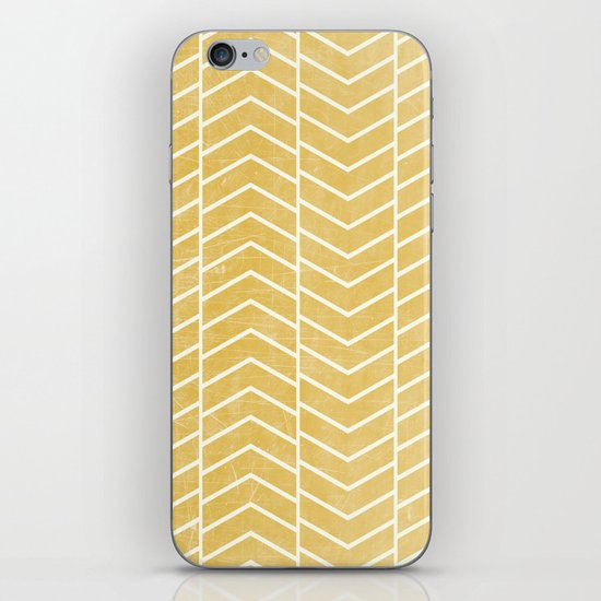 Yellow Chevron iPhone & iPod Skin