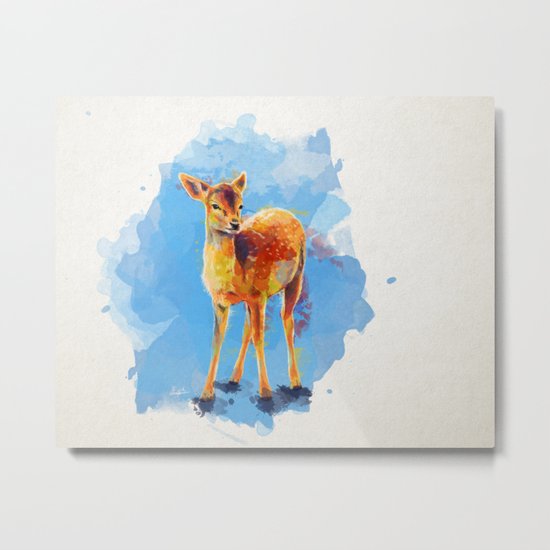Little Fawn Metal Print