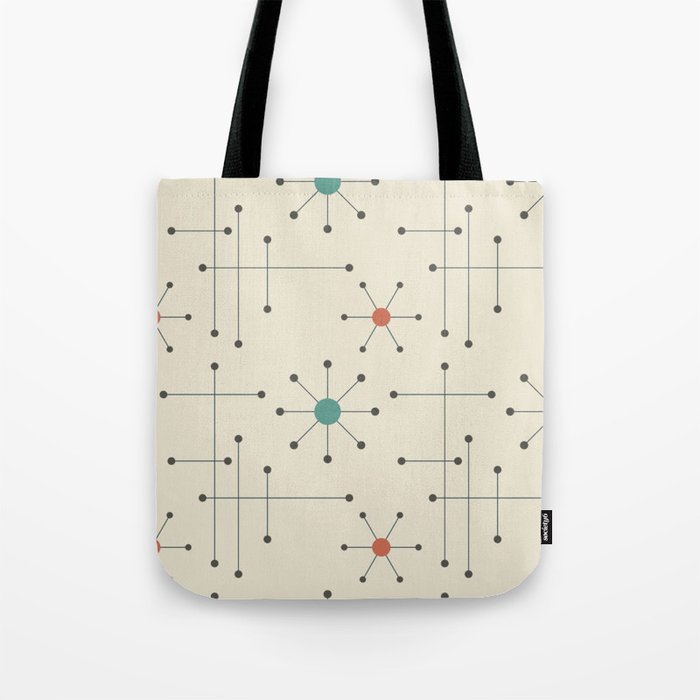 Abstract Mid Century Modern Seamless Pattern 7 Tote Bag