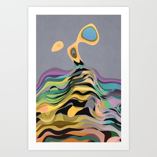 Back into the Ocean Art Print