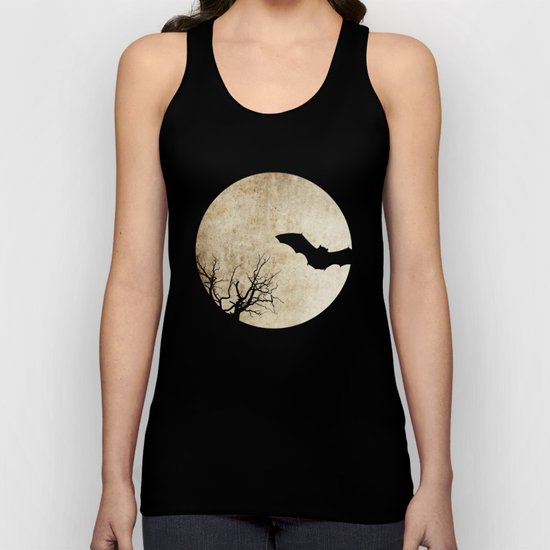 Bat night Unisex Tank Top