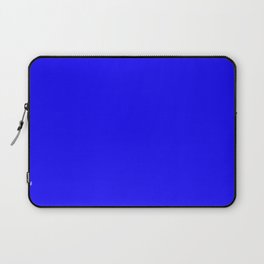 Curves in Yellow & Royal Blue ~ Royal Blue Laptop Sleeve