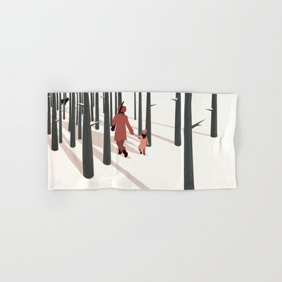 we're not out of the woods yet... Hand & Bath Towel