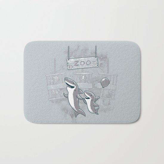 shark zoo Bath Mat