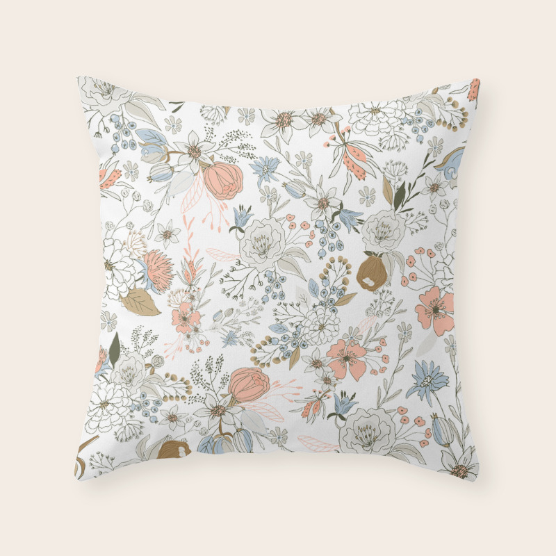 modern rustic throw pillows