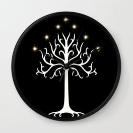 The White Tree of G Wall Clock