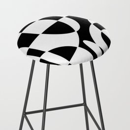 Black and White Bar Stool