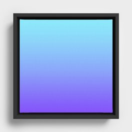 Gradient 04 Framed Canvas