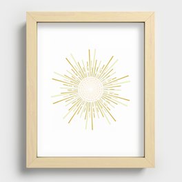 Sunburst Sunshine Recessed Framed Print