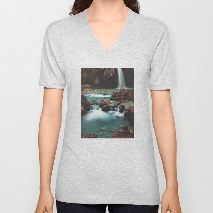 Havasu Falls V Neck T Shirt