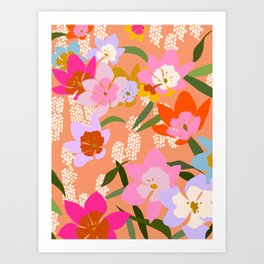 Colorful Floral | 04 Art Print