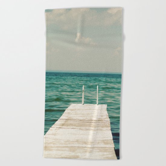 Mint Lake Escape Beach Towel