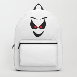 White Halloween Ghost Face Backpack