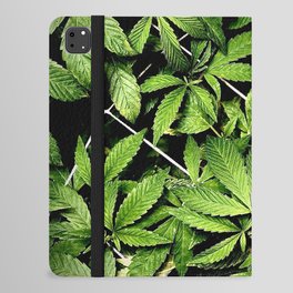 Cannabis Netted iPad Folio Case