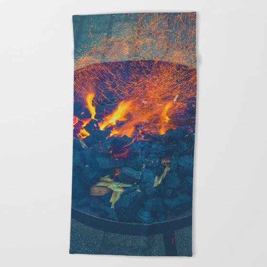 Light My Fire Beach Towel