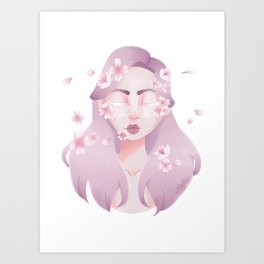 cherry blossom  Art Print