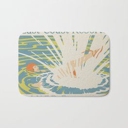 East Coast Records by Tom Purvis Bath Mat